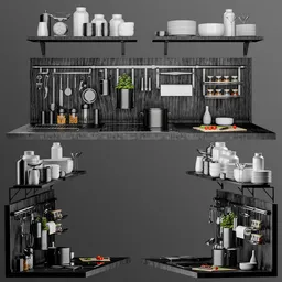 Realistic Detailed Kitchen Asset Pack