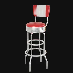 Retro Diner Bar Stool