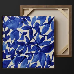 Painting Art Leaves Abstract