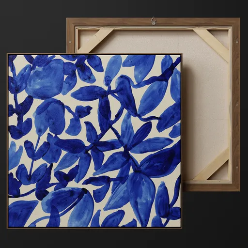 Painting Art Leaves Abstract