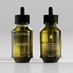 Ikkari Body Oil Dropper Bottle