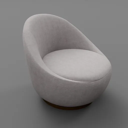 Restoration Hardware Reine Swivel Chair