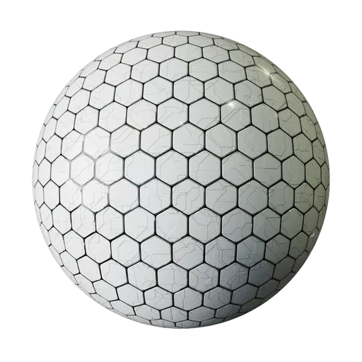 Procedural Sci-Fi Hex Tiles