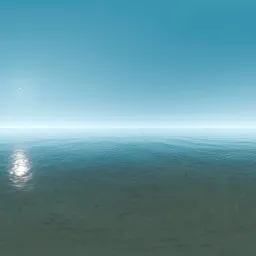 Sky Horizon Pure Blue