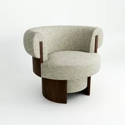 Volta Swivel armchair