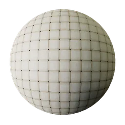 High-quality 3D render of Canvas Weave PBR fabric material for Blender and other applications.