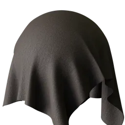 Dark Brown Wool Suiting Fabric