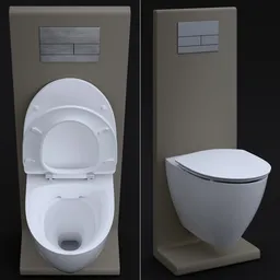 Spira art wall mounted wc