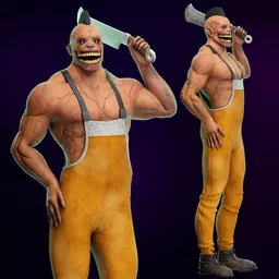 Mad Butcher - Rigged