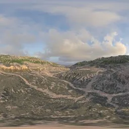 Mountain clouds warm