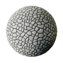 Photorealistic PBR Road Rocks texture for 3D materials, ideal for realistic digital environments and terrains.
