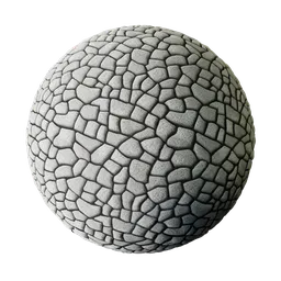 Rounded Cobblestone Road