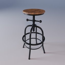Antique workshop stool