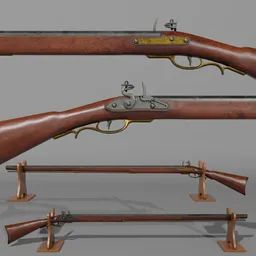 Flintlock Muzzleloader (ca. 1720)