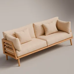 Cotton Mini Sofa