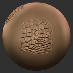 Irregular Crocodile Scales