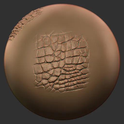 Irregular Crocodile Scales