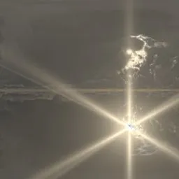 Cloudy divine sky