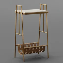 Standing Magazine Rack