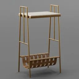 Standing Magazine Rack