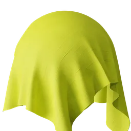 Yellow polyester microfiber fabric