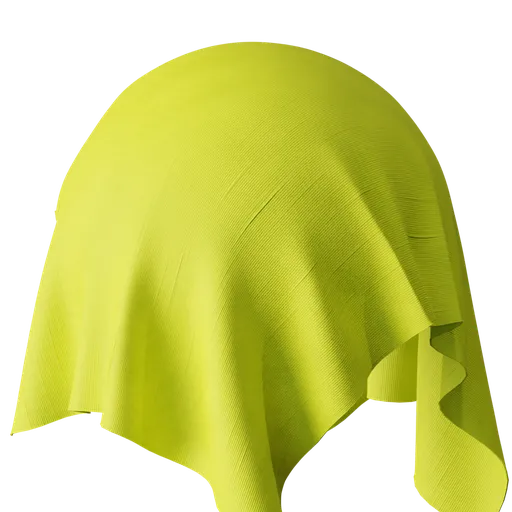 Yellow polyester microfiber fabric