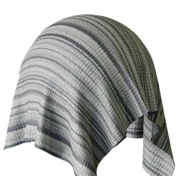 Stripe Green Chenille