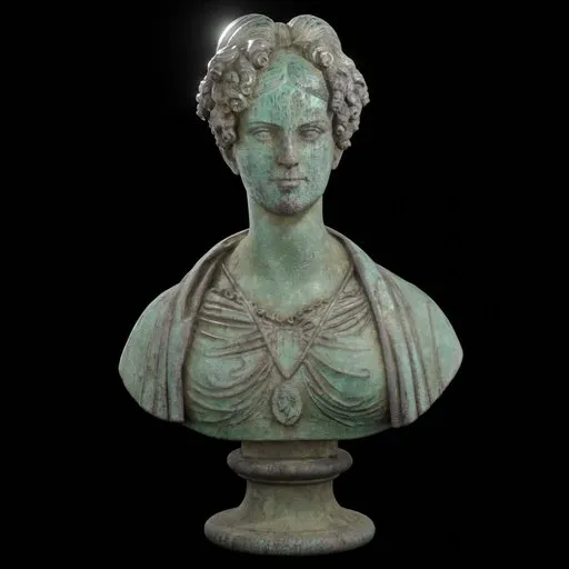 statue of Vs vilhelmine marie