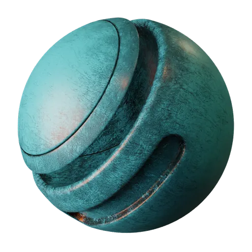 Teal Metal Edge Wear