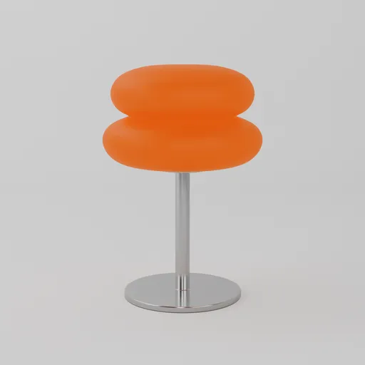 Desk Lamp Orange Retro