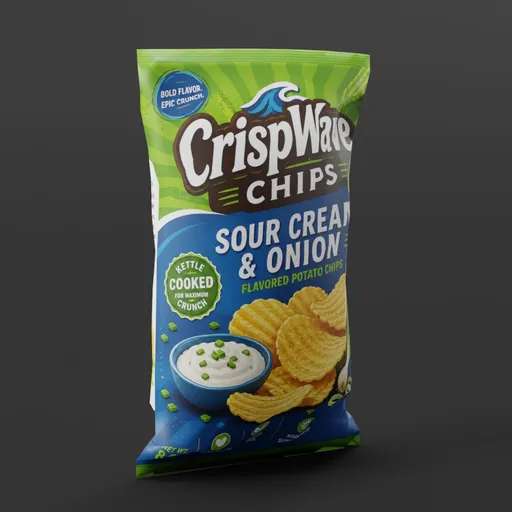 Sour Cream Chip Bag