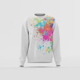 Abstract Crewneck Sweatshirt