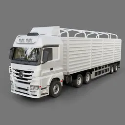 Mercedes Benz Actros Trailer Truck