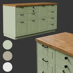 IKEA STENSUND Cabinets Set Drawers