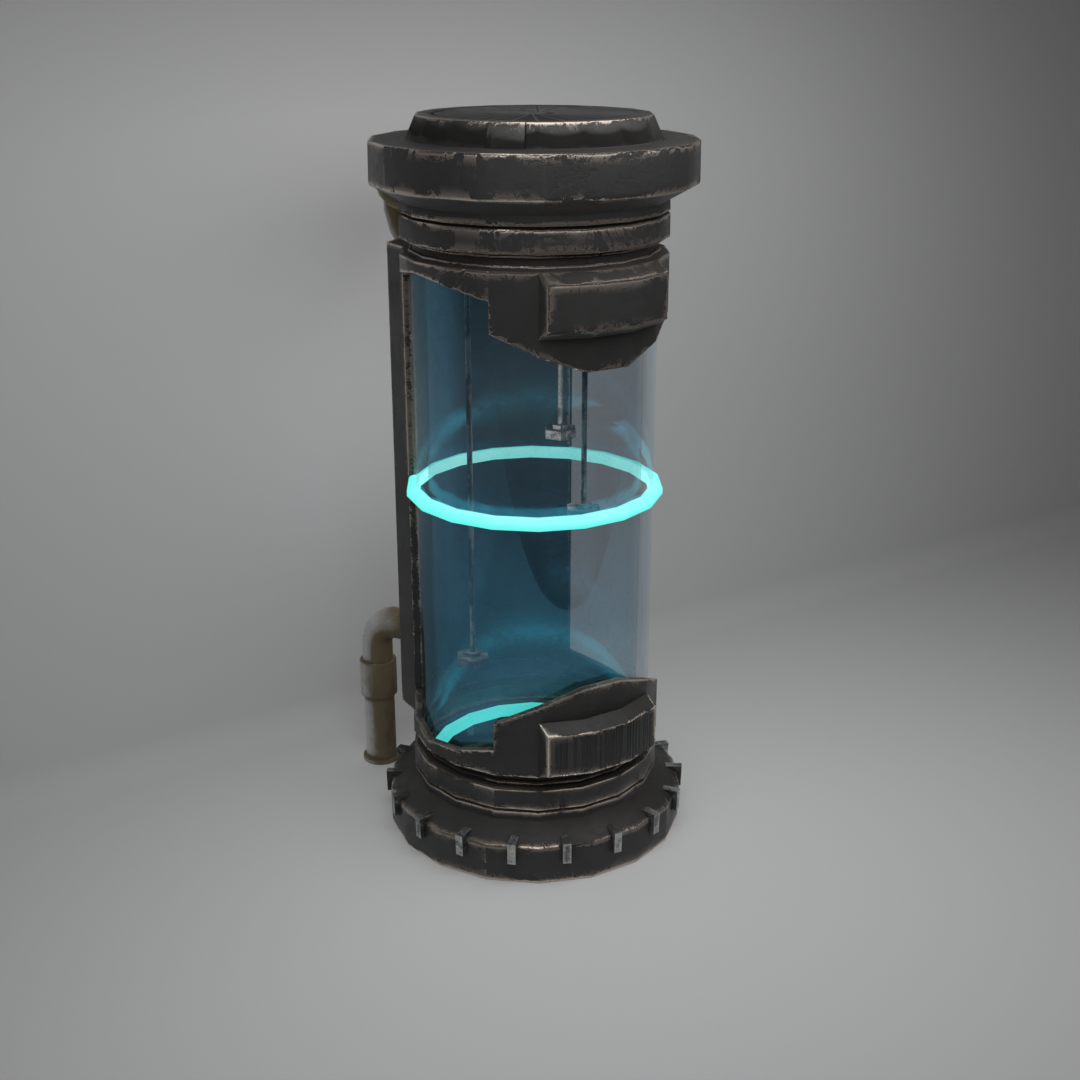 Sci Fi Liquid Container 3D model