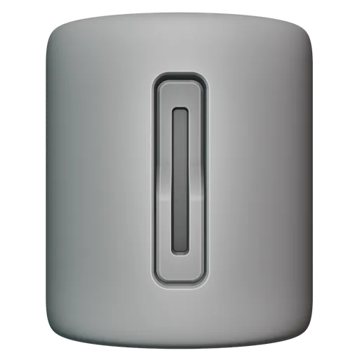 3D sculpting brush for Blender, creating precise hard-surface details on 3D models with high-resolution 4K quality.