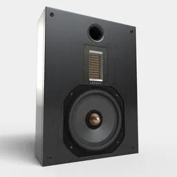Wallmount Hi-Fi speakers Black Wood