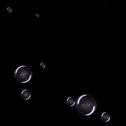 Bubbles circular spawn animation