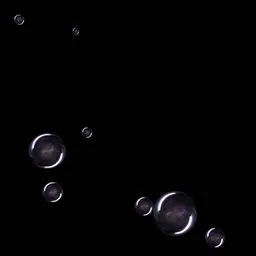 Bubbles circular spawn animation