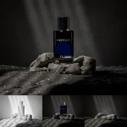 Dior Sauvage on the rock