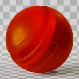 Glass Imperfections Orange Misted