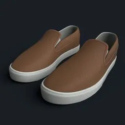 Brown Slip-on Sneaker
