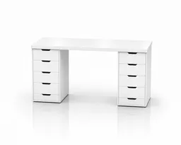 Modern White Desk