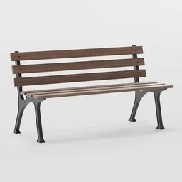 Bench with Backrest