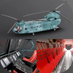 Chinook CH-47 Military  Helicopter