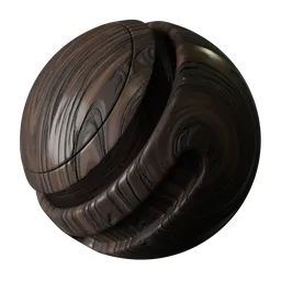 Polished Dark Wood Grain