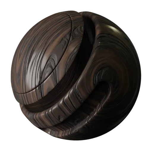 Polished Dark Wood Grain