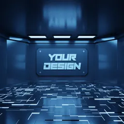 Sci-fi room Logo reveal