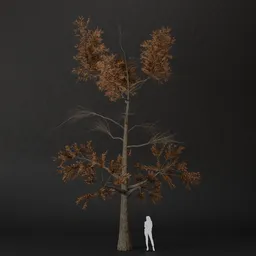 SJ-Golden Fade Pine Tree