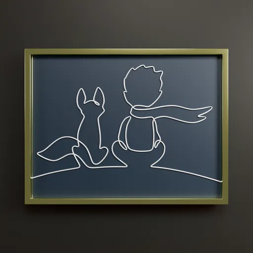 Decorate the frame of a Little Prince